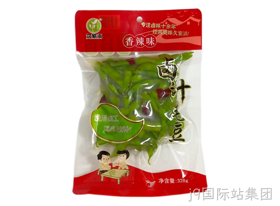 j9国际站集团卤汁毛豆香辣味328g